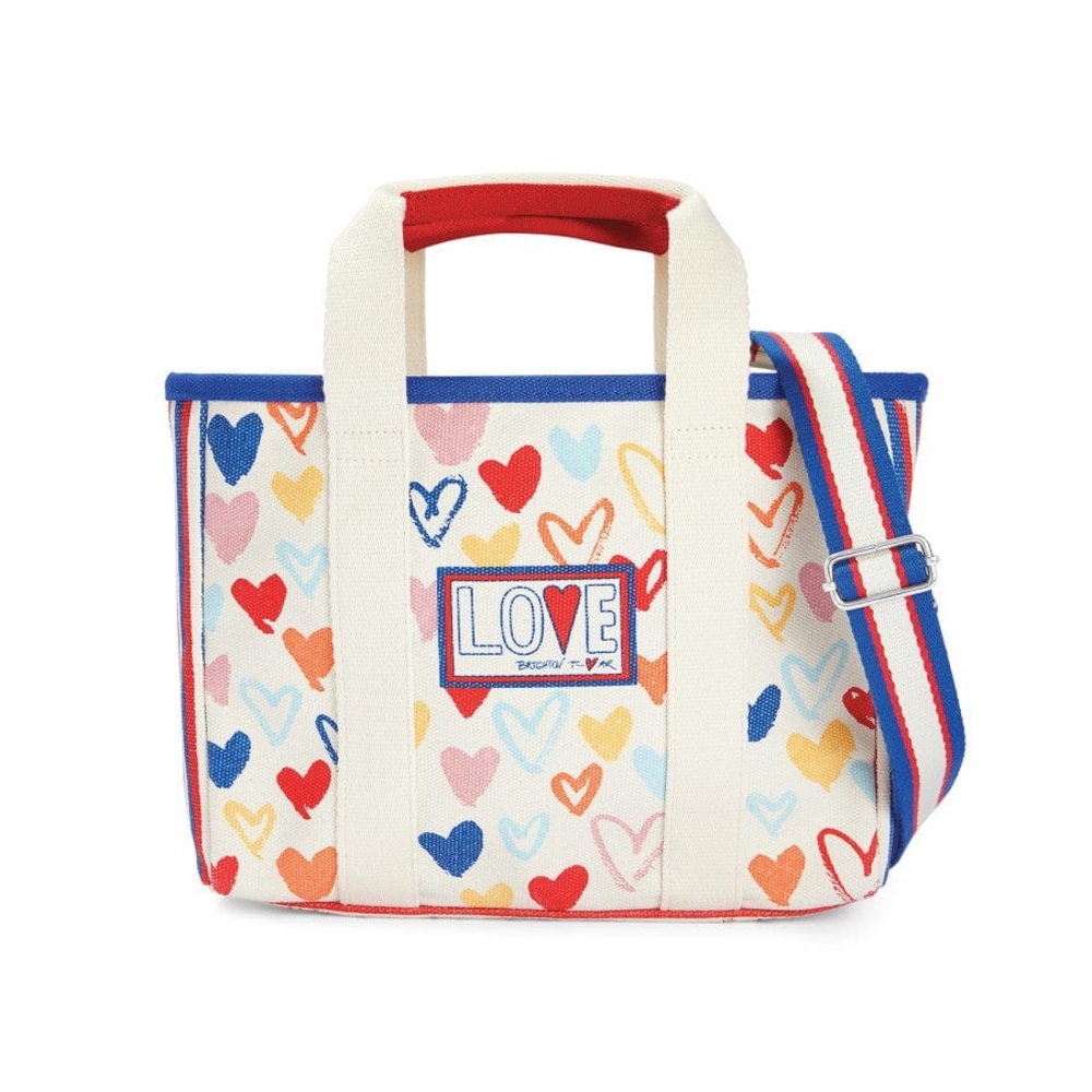Brighton ‘Red White and You’ Mini Tote NWT